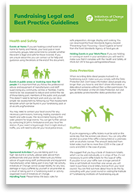 Fundraising Legal and Best Practice Guidelines