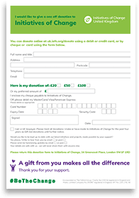 One-off donation form