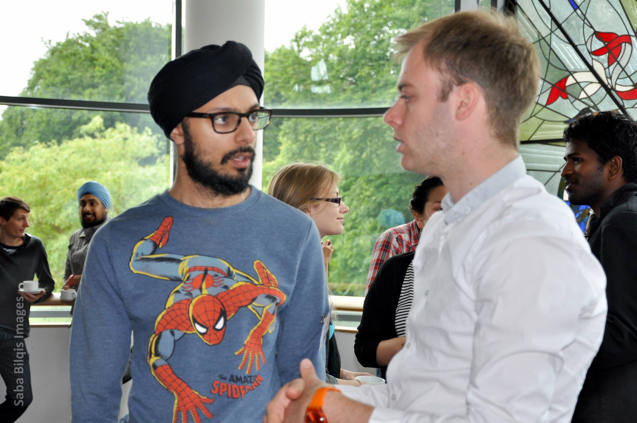 Param making new connections at the School for Changemakers Conference in 2013