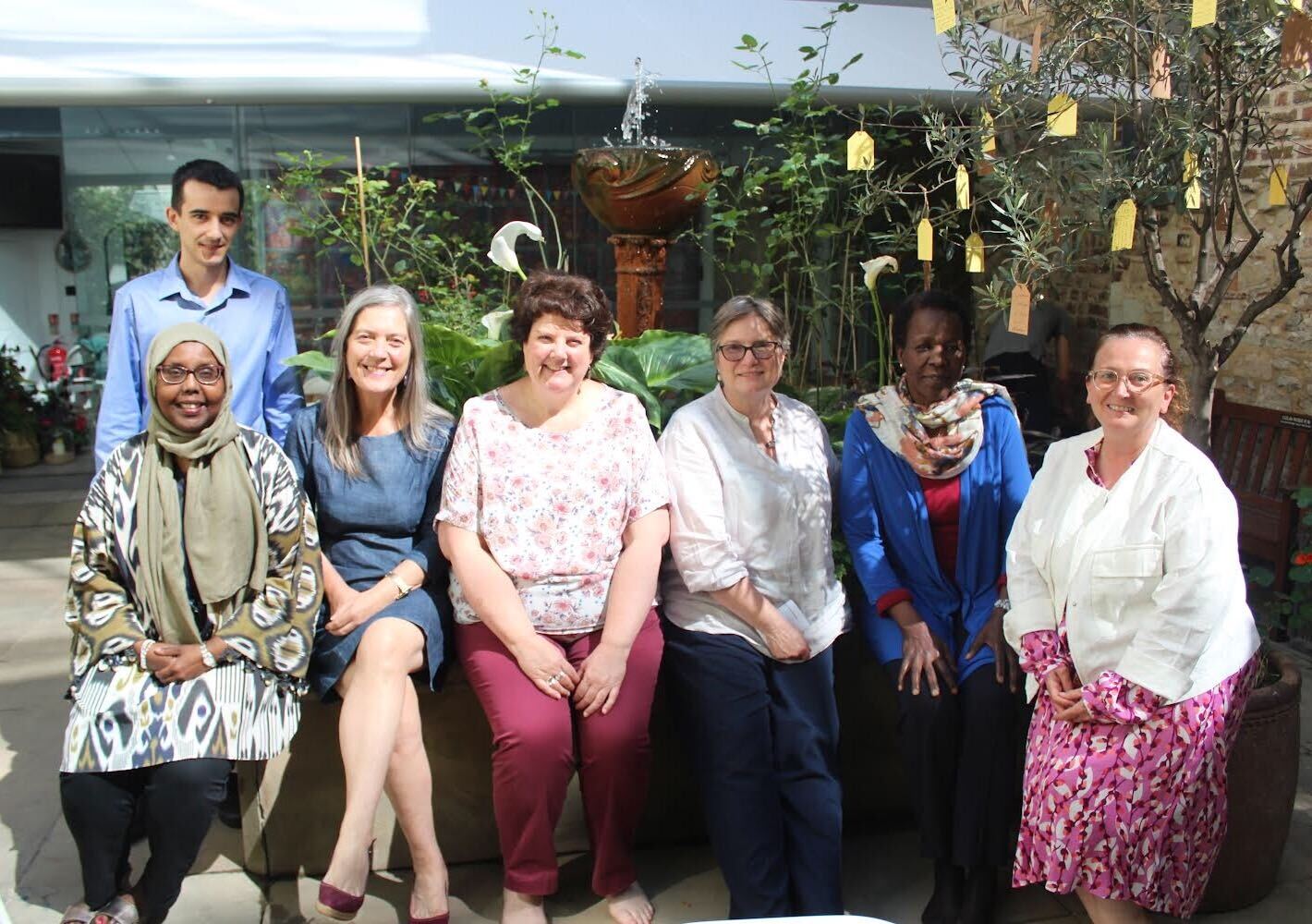 Photographed: The IofC UK team with our friends at St Ethelburga's and attendees on the day