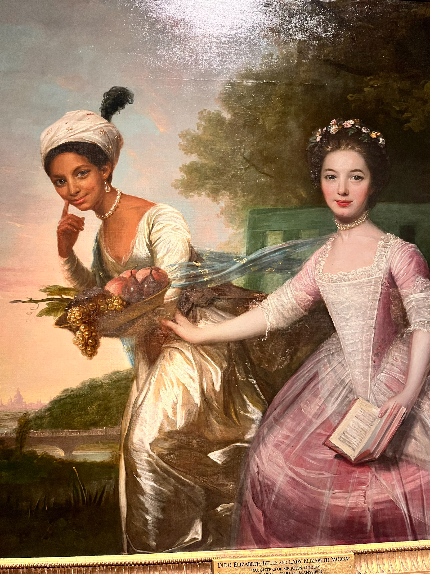 Portrait of Dido Belle and Lady Elizabeth Murray by David Martin