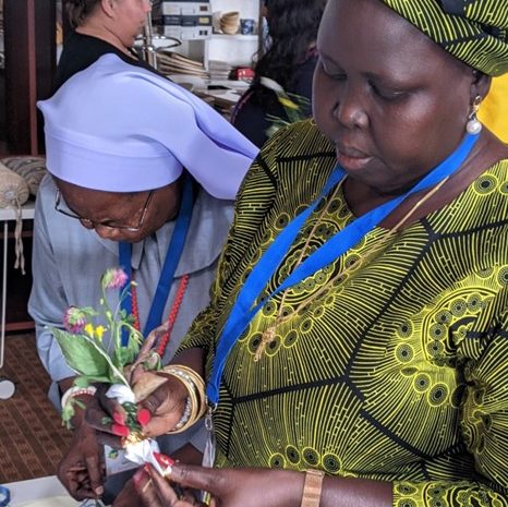 Participants each crafted their own individual elements for the calabash. 