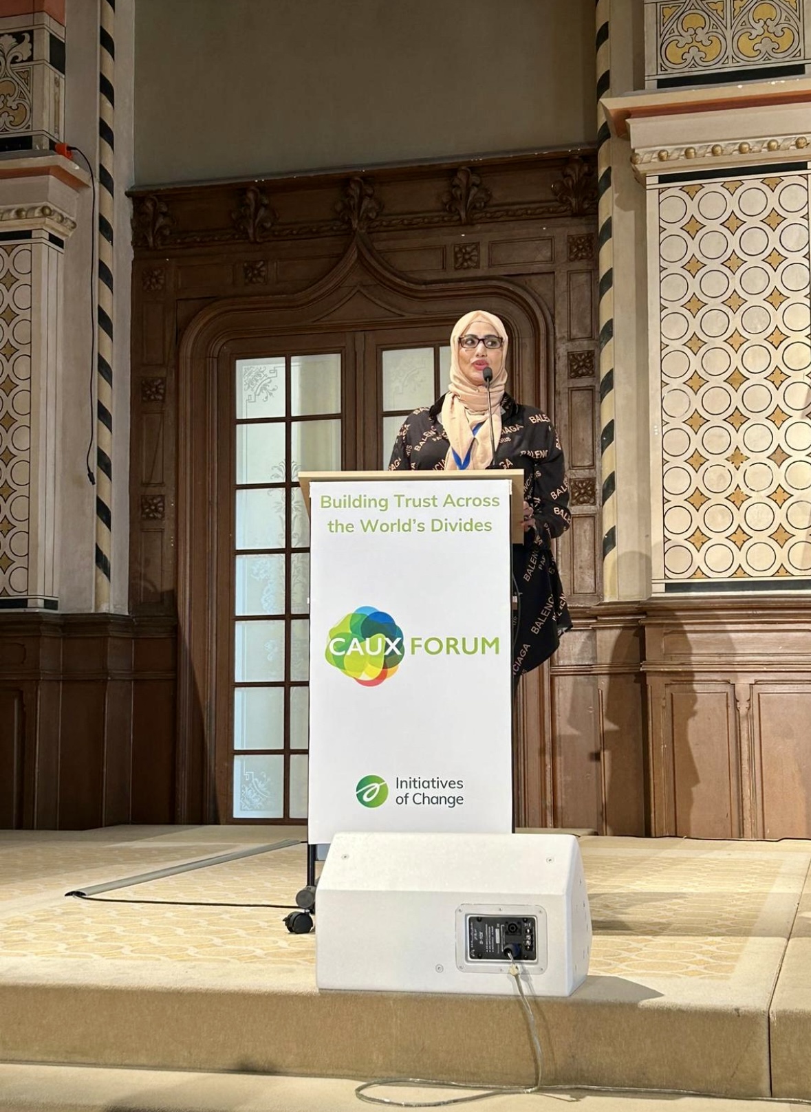 Amina Khalid, Programme Manager of Sustainable Communities at the Intergenerational Forum at Caux in July