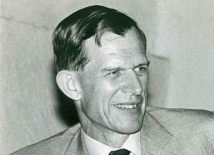 Peter Everington looking to the side