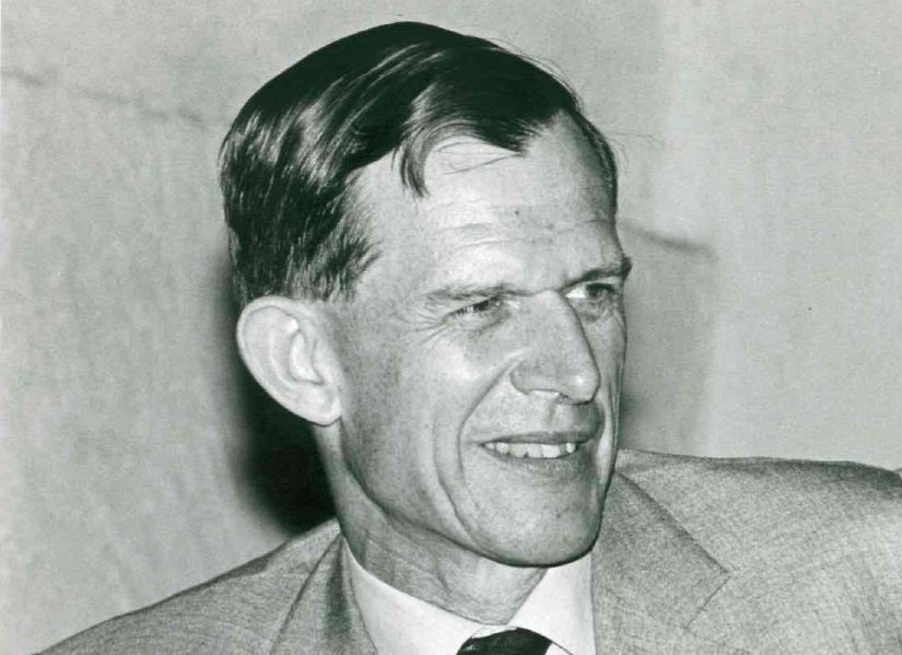 Peter Everington looking to the side